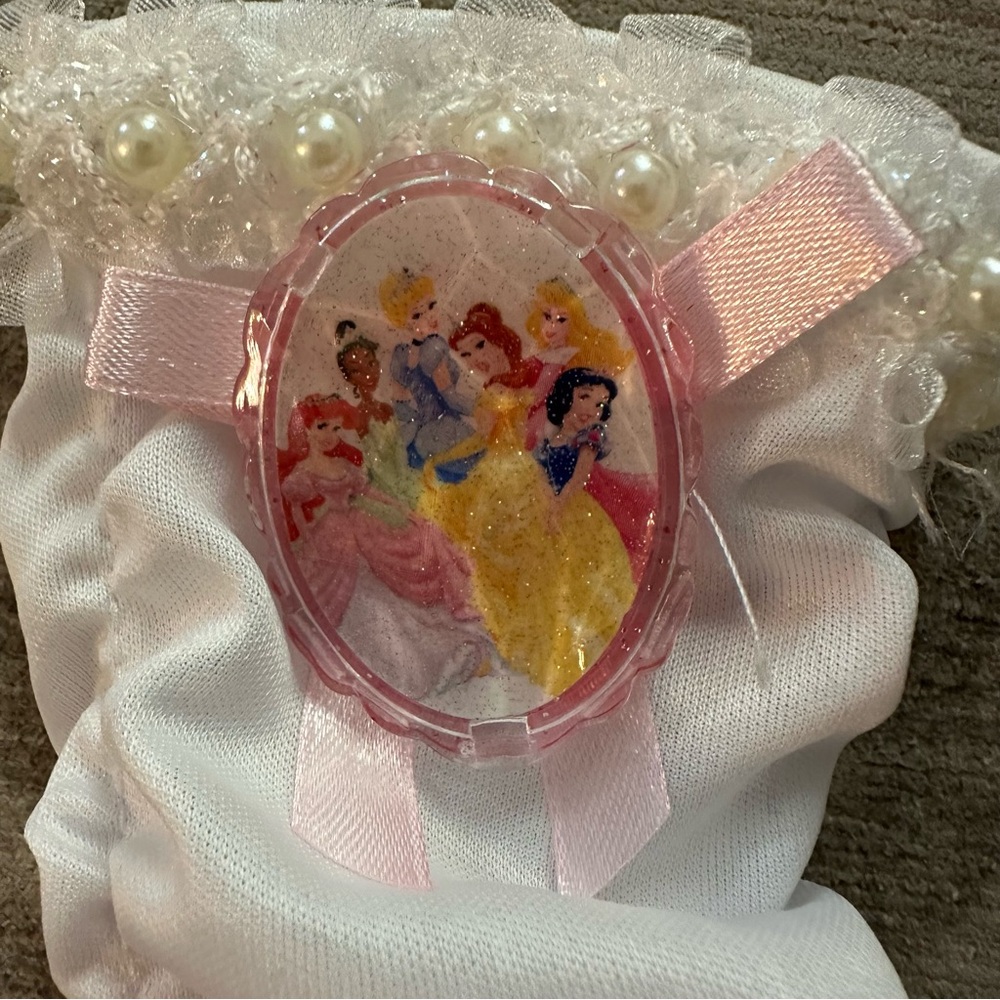 Disney Princess gloves - white full length